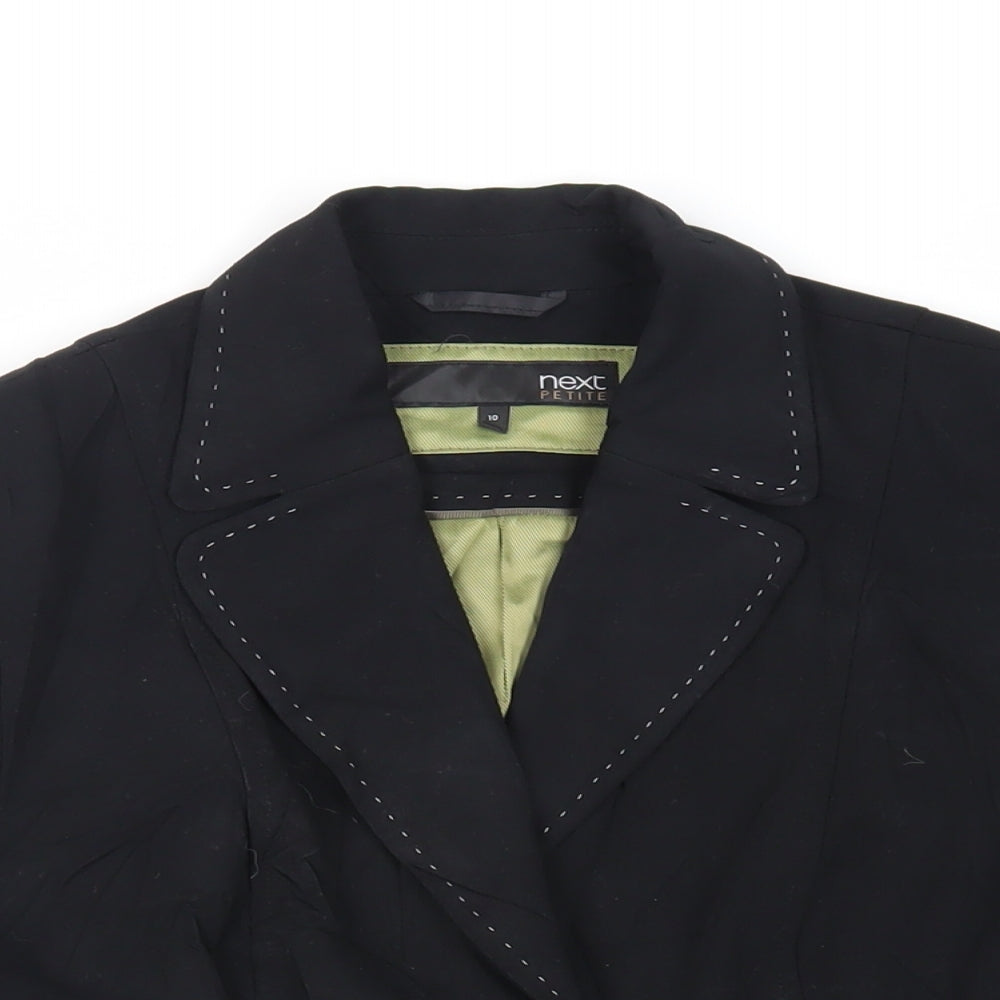 NEXT Womens Black Jacket Blazer Size 10 Button