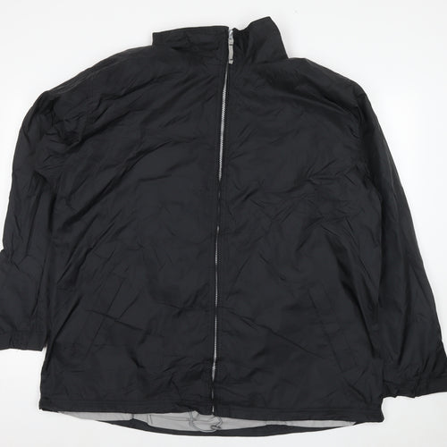 B&C Mens Black Jacket Size 3XL Zip