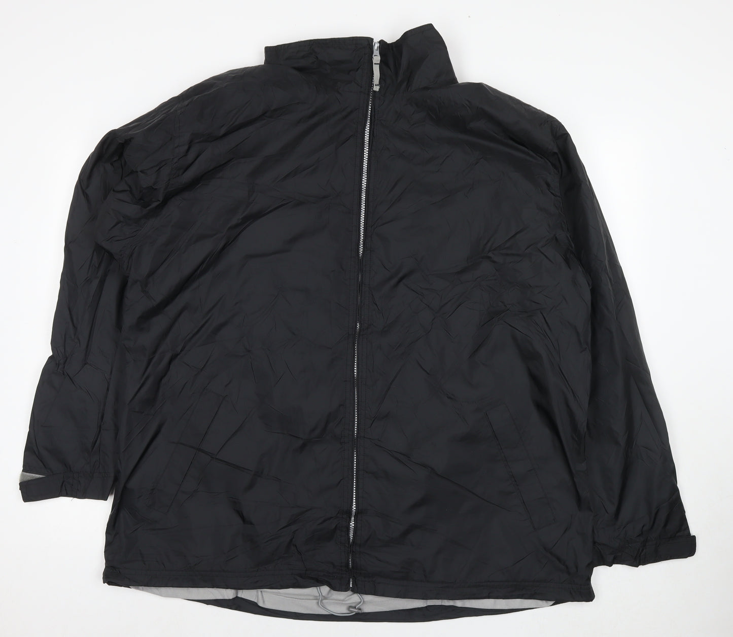 B&C Mens Black Jacket Size 3XL Zip