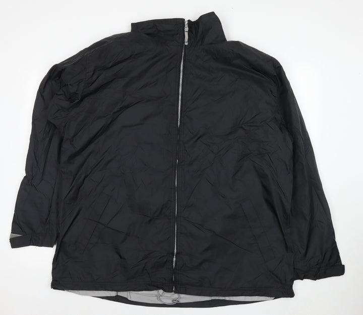 B&C Mens Black Jacket Size 3XL Zip