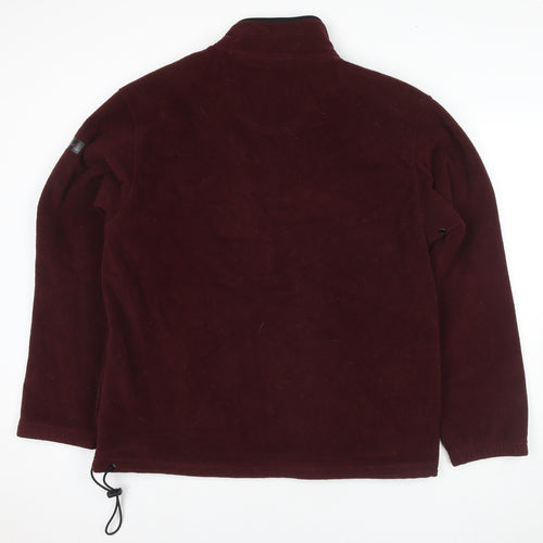 IZOD Mens Red Polyester Pullover Sweatshirt Size XL