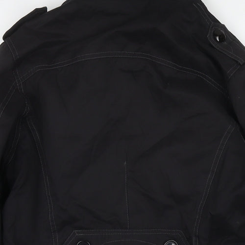 New Look Womens Black Jacket Size 12 Zip