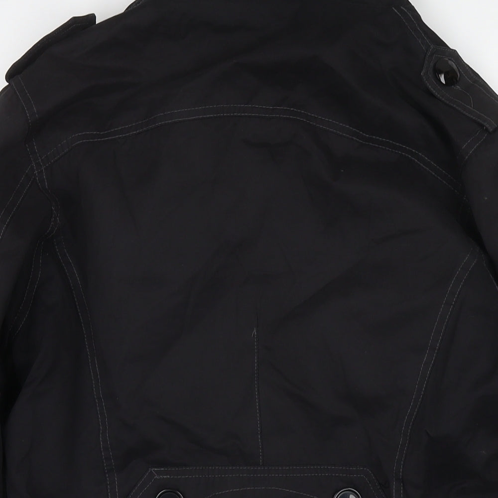 New Look Womens Black Jacket Size 12 Zip