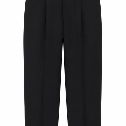 Greenwoods Mens Grey Polyester Trousers Size 36 in L30 in Regular Zip