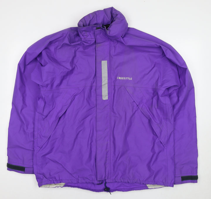 Freestyle Womens Purple Jacket Size L Zip - Technical