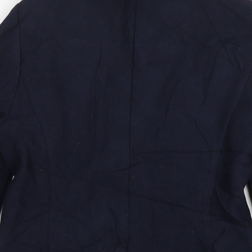 Joules Womens Blue Jacket Blazer Size 10 Button