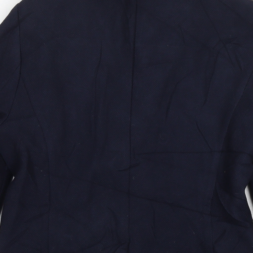 Joules Womens Blue Jacket Blazer Size 10 Button