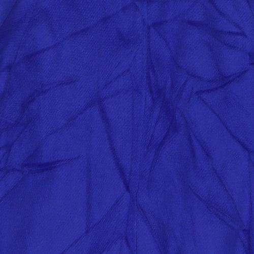 Marks and Spencer Womens Blue Overcoat Coat Size 12 Button