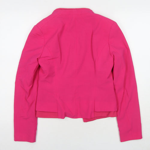 New Look Womens Pink Jacket Blazer Size 10