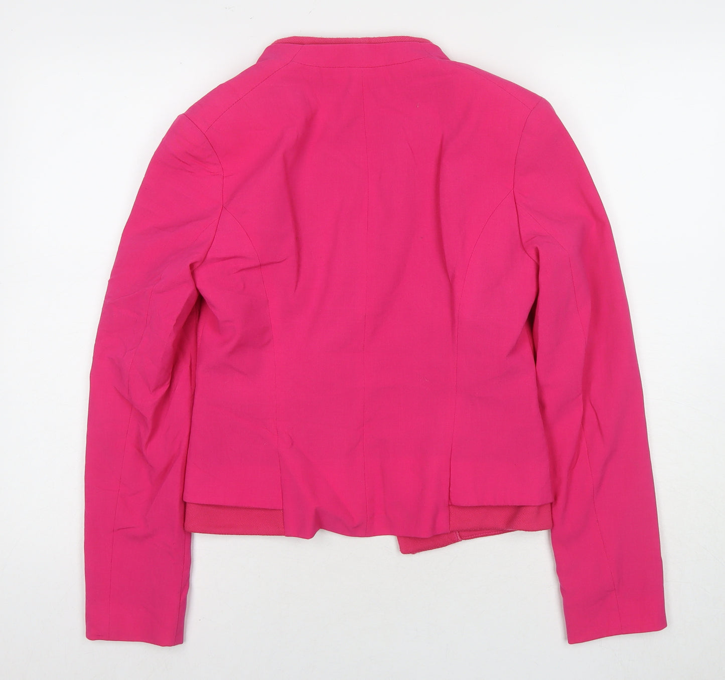 New Look Womens Pink Jacket Blazer Size 10