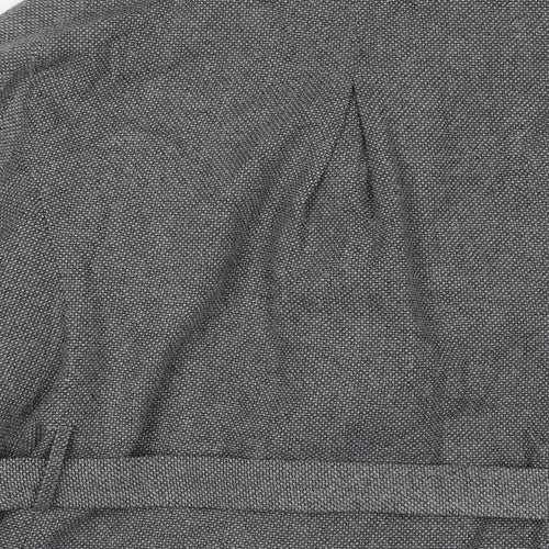 CMD Womens Grey Pea Coat Coat Size 18 Button
