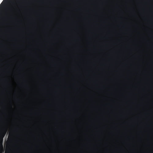 H&M Womens Blue Jacket Blazer Size 10 Button