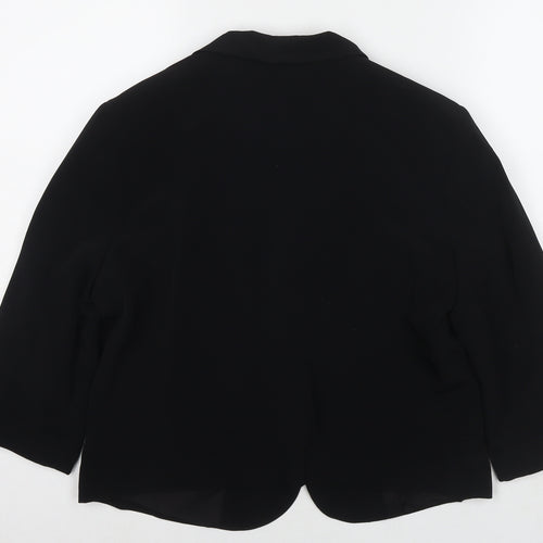 Marks and Spencer Womens Black Jacket Blazer Size 14