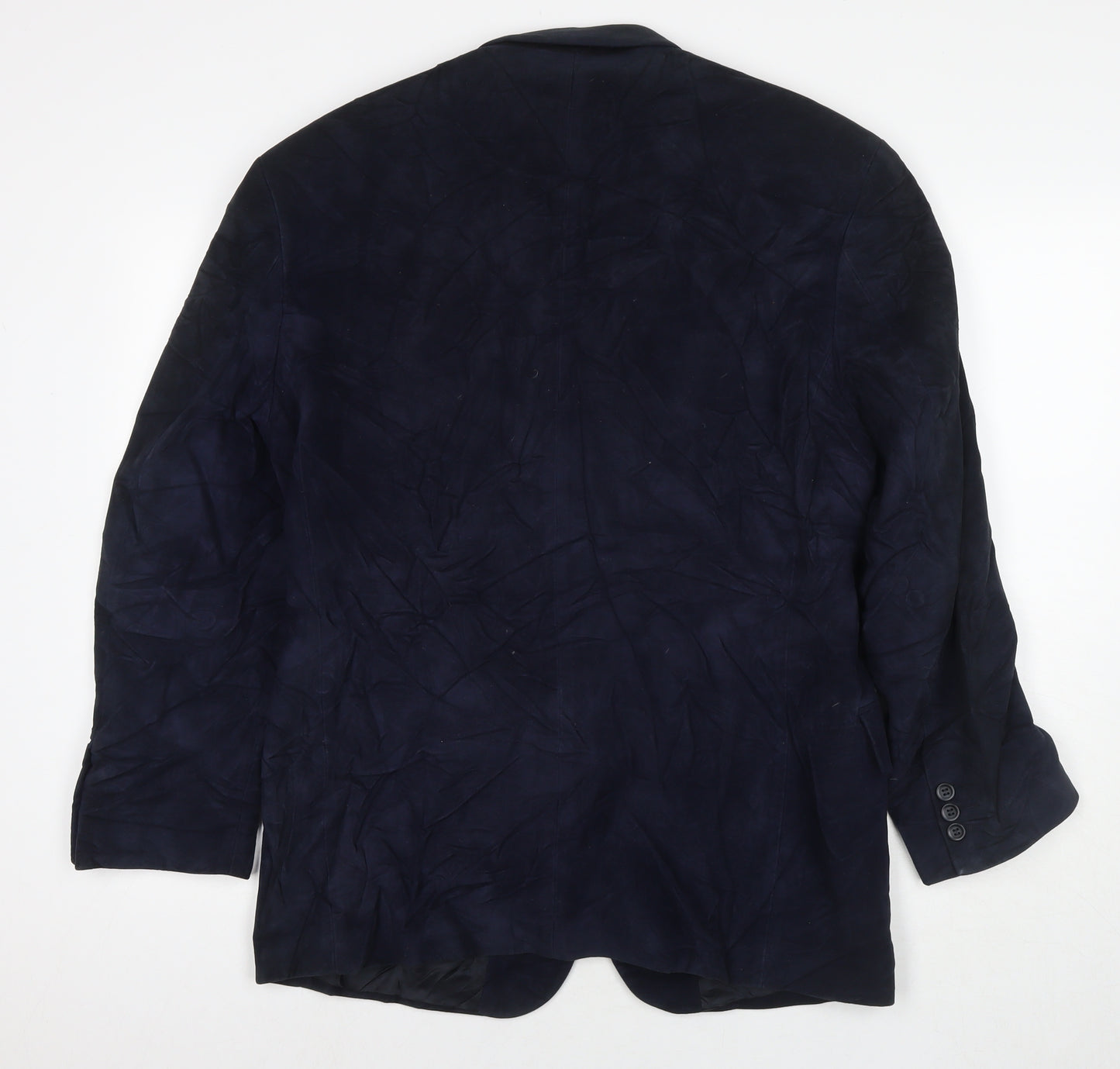 New Classics Mens Blue Jacket Blazer Size 40 Button