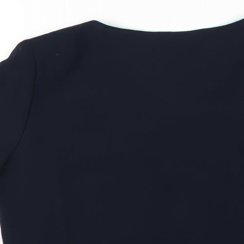 Jacques Vert Womens Beige Polyester Basic T-Shirt Size 14 V-Neck
