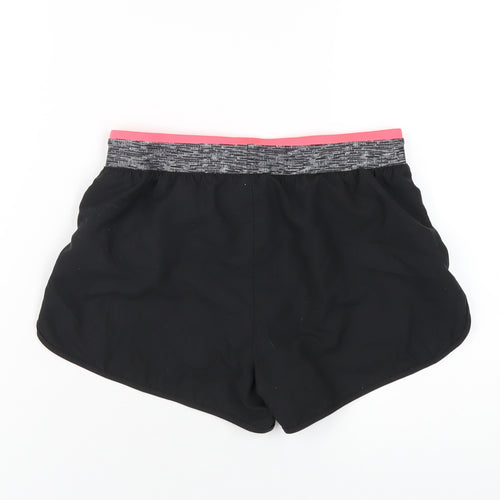 DOMYOS Womens Black Polyester Athletic Shorts Size XS Regular