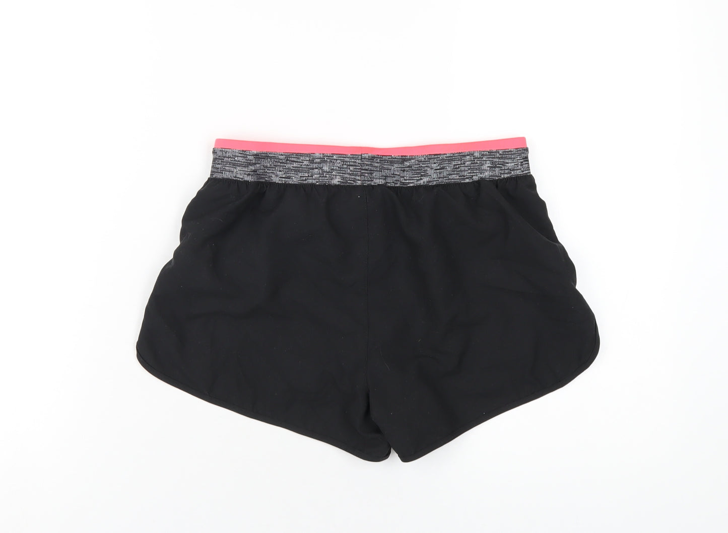 DOMYOS Womens Black Polyester Athletic Shorts Size XS Regular