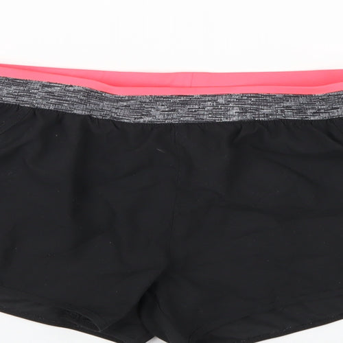DOMYOS Womens Black Polyester Athletic Shorts Size XS Regular
