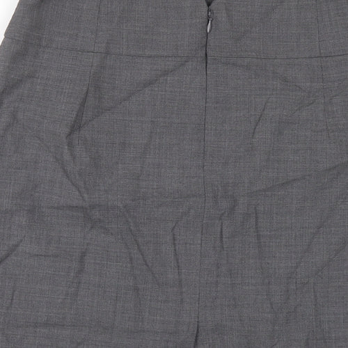 Banana Republic Womens Grey Wool Straight & Pencil Skirt Size 6 Zip