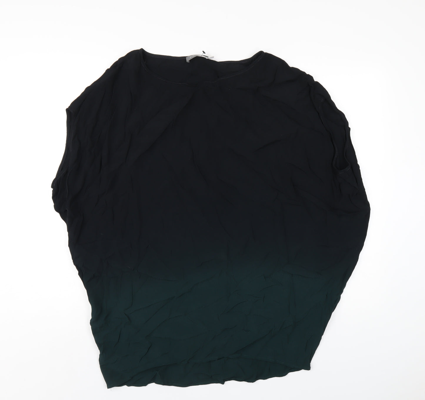 Mint Velvet Womens Black Polyester Basic Tank Size 8 Round Neck
