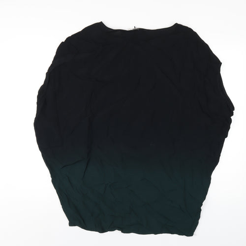 Mint Velvet Womens Black Polyester Basic Tank Size 8 Round Neck