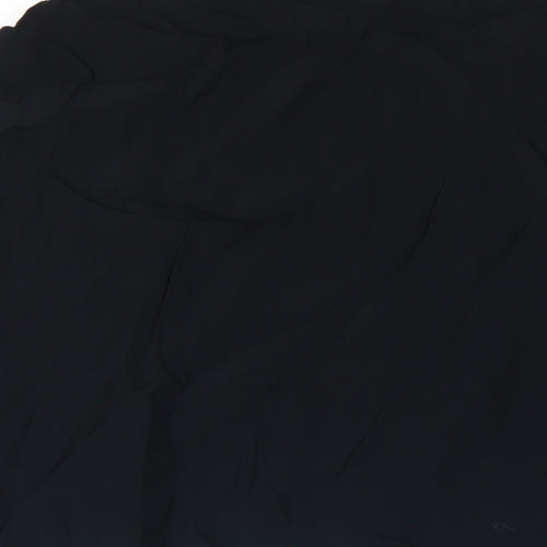 Mint Velvet Womens Black Polyester Basic Tank Size 8 Round Neck