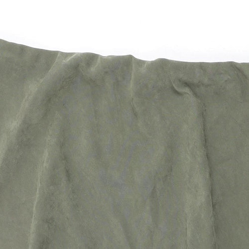 BM Collection Womens Green Polyester Swing Skirt Size 20 - Suede