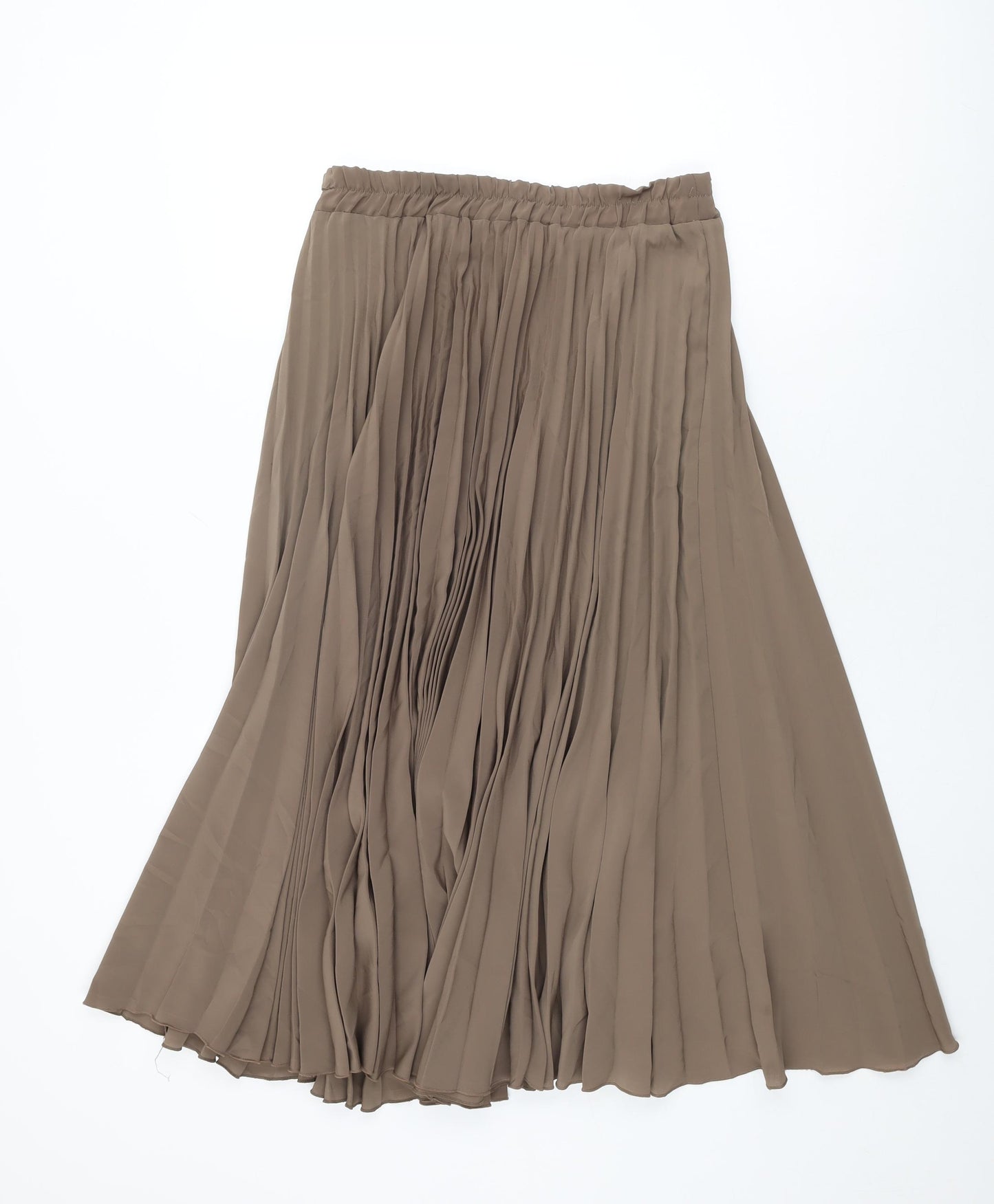 Epic Womens Brown Polyester Swing Skirt Size 14