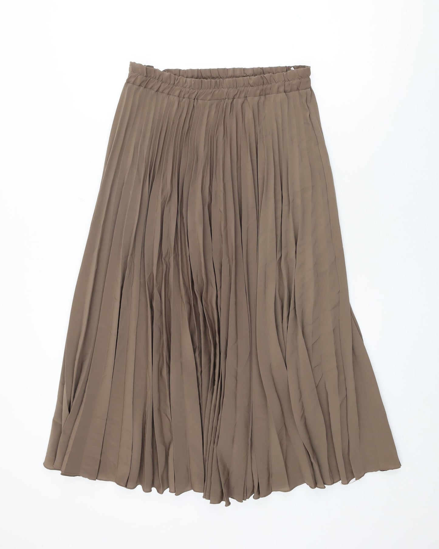 Epic Womens Brown Polyester Swing Skirt Size 14