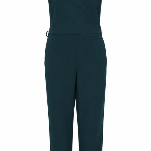 Girl in Mind Womens Green Polyester Jumpsuit One-Piece Size 10 Zip