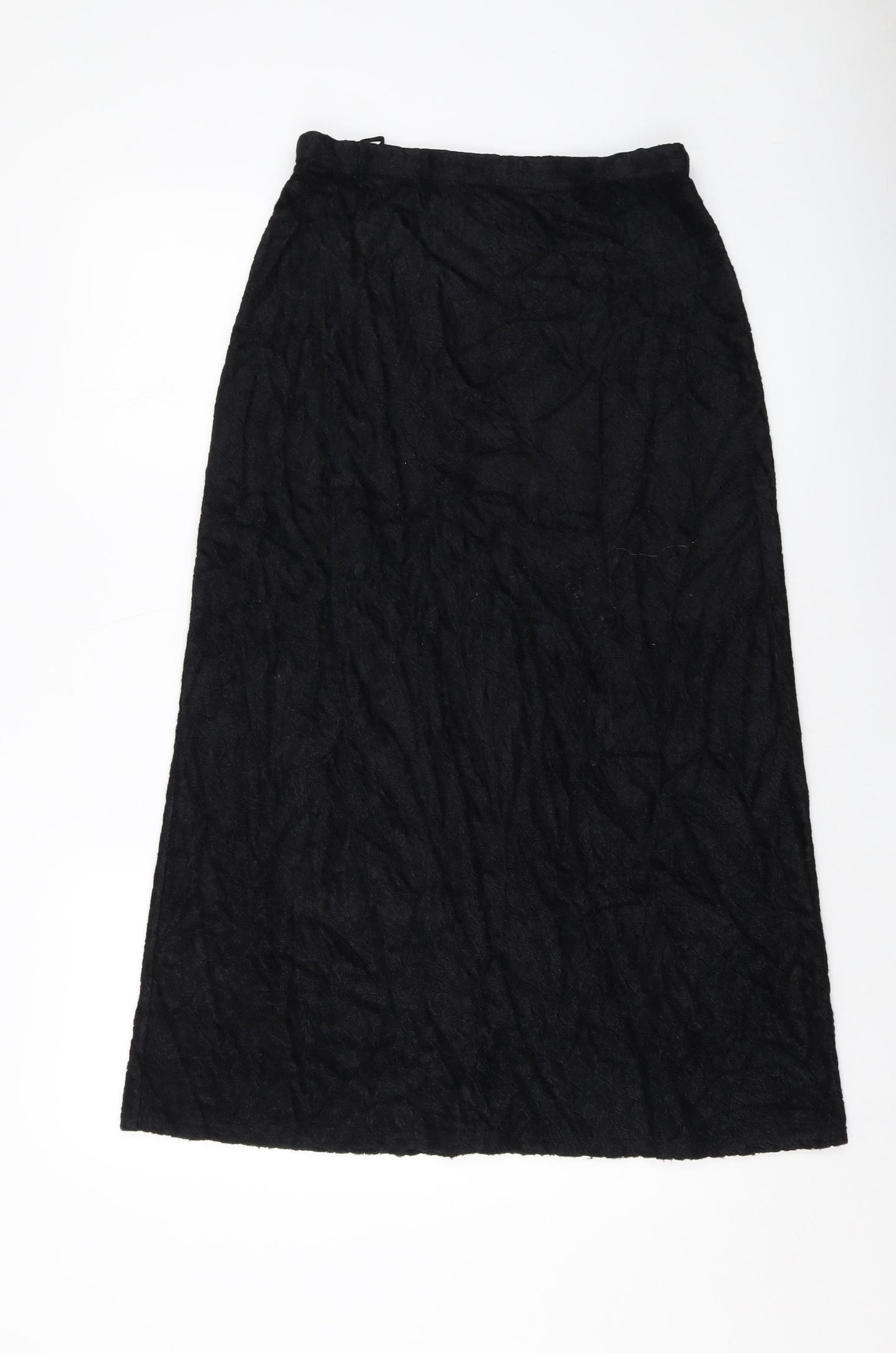 Tagg Womens Black Polyester A-Line Skirt Size 12