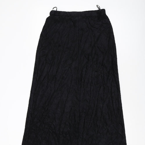 Tagg Womens Black Polyester A-Line Skirt Size 12