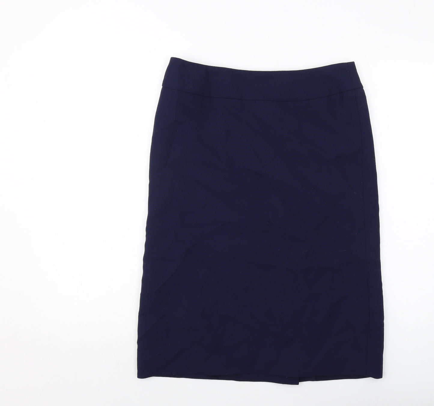 Artigano Womens Blue Polyester A-Line Skirt Size 12 Zip