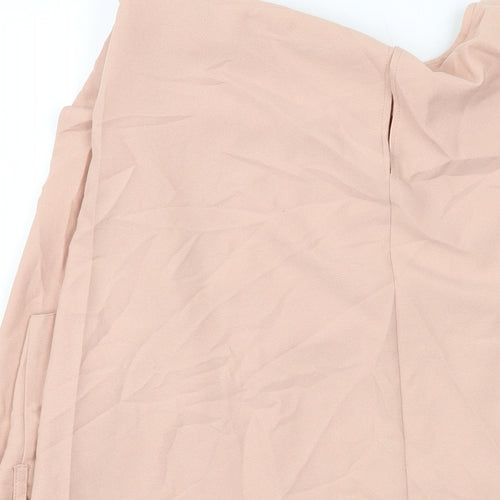 ASOS Womens Pink Polyester Basic Tank Size 18 Round Neck