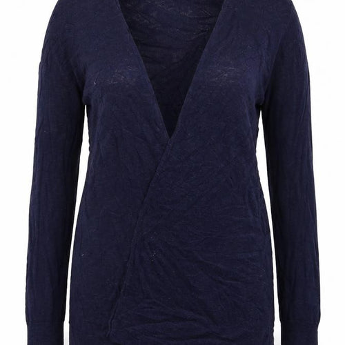 Gap Womens Blue V-Neck Cotton Cardigan Jumper Size M