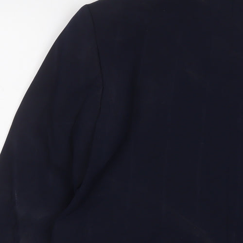 Marks and Spencer Womens Blue Jacket Blazer Size 10 Button