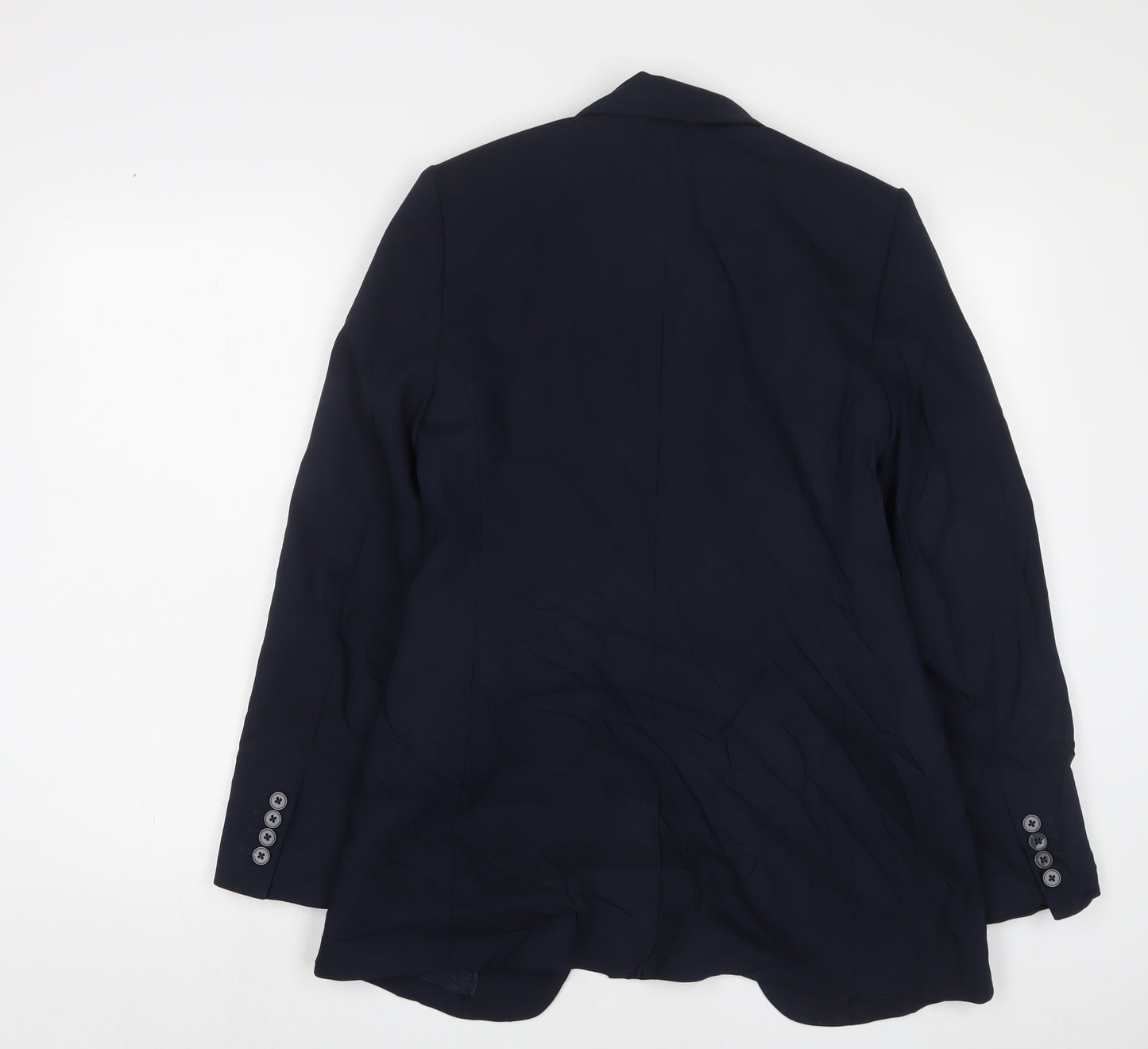 Marks and Spencer Womens Blue Jacket Blazer Size 8 Button