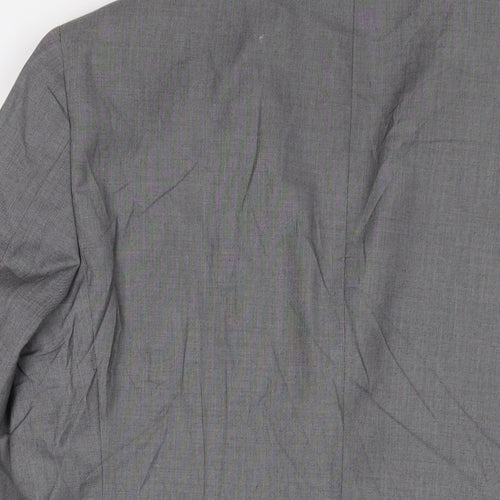 NEXT Mens Grey Polyester Jacket Suit Jacket Size 44 Regular