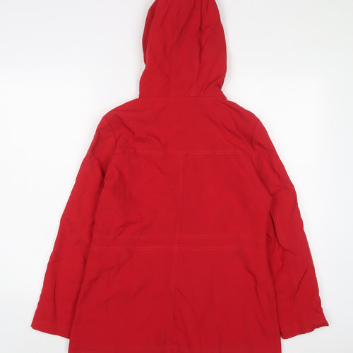 Marks and Spencer Womens Red Jacket Size 10 Zip