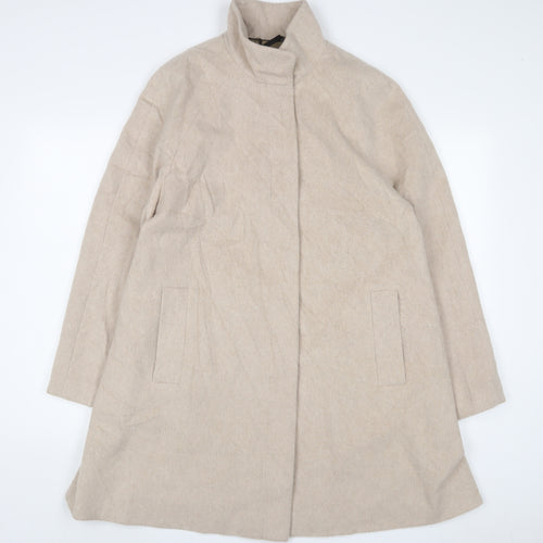 John Lewis Womens Pink Jacket Coat Size 12 Button