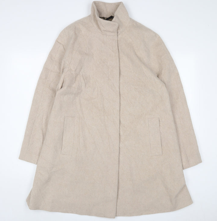 John Lewis Womens Pink Jacket Coat Size 12 Button
