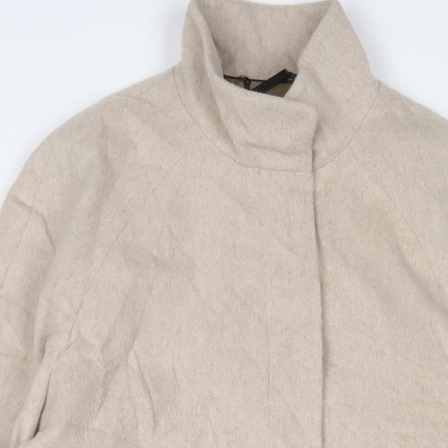 John Lewis Womens Pink Jacket Coat Size 12 Button