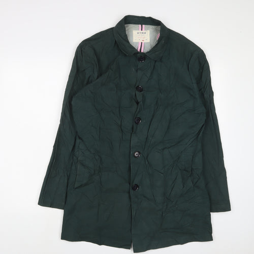 Hymn Womens Green Jacket Size L Button