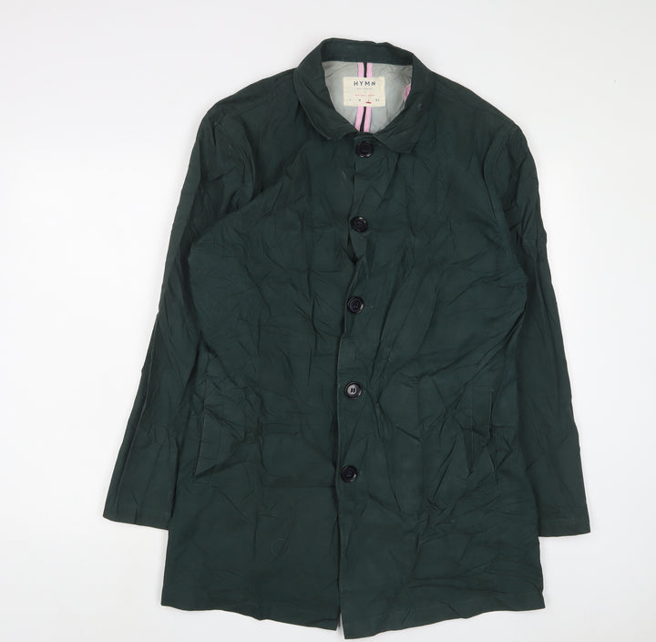 Hymn Womens Green Jacket Size L Button