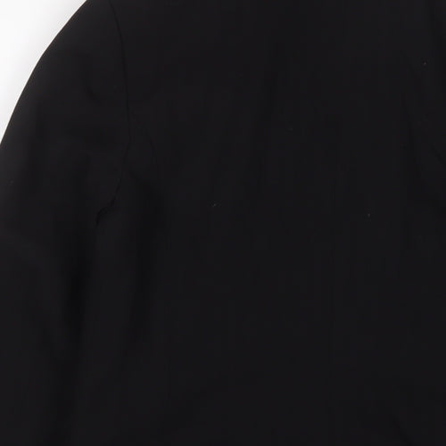 H&M Womens Black Jacket Blazer Size 10 Button