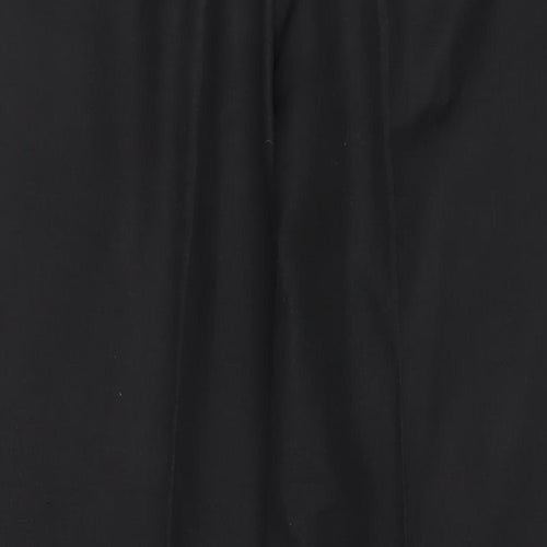 Marks and Spencer Mens Grey Polyester Trousers Size 36 in L31 in Regular Hook & Eye