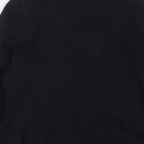 Marks and Spencer Womens Black Jacket Blazer Size 12 Button