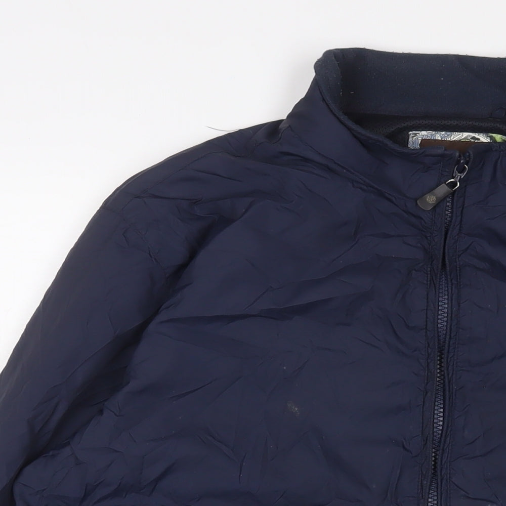 Duffer of St. George Mens Blue Jacket Size M Zip