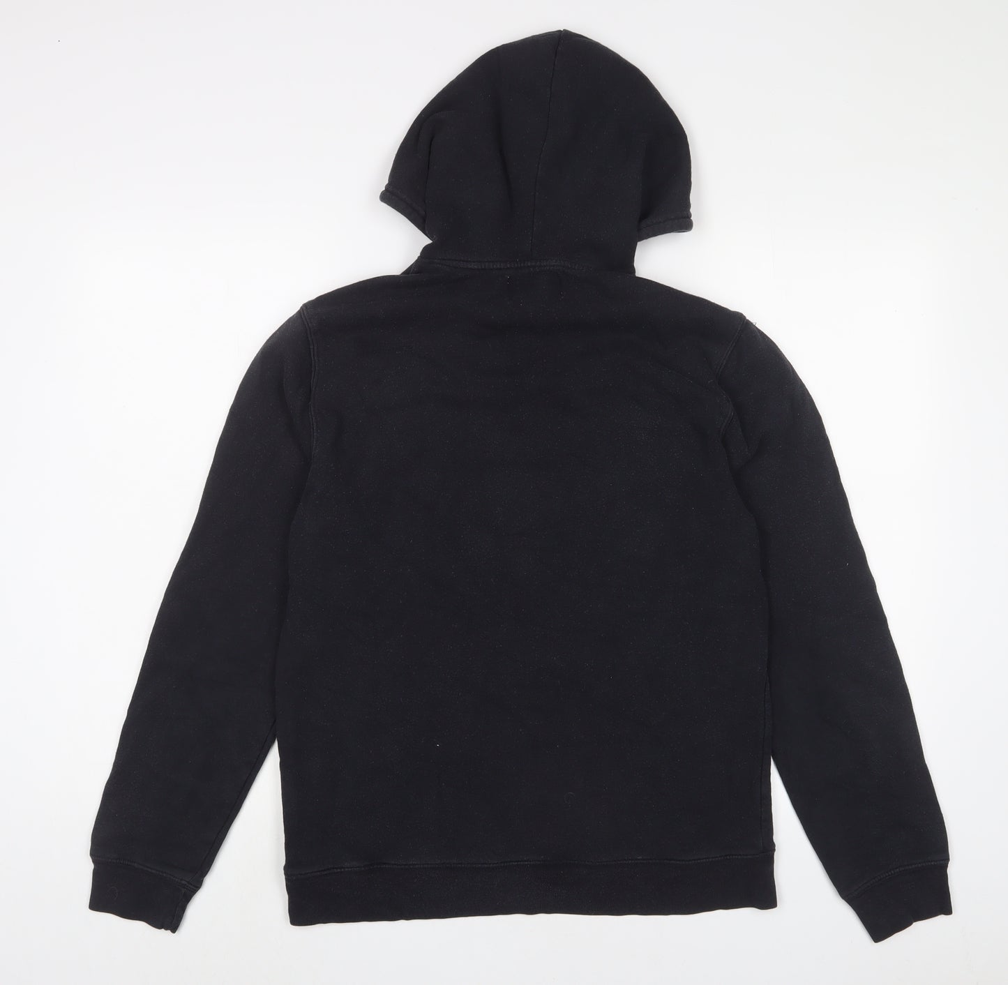 Old Navy Mens Black Cotton Pullover Hoodie Size M