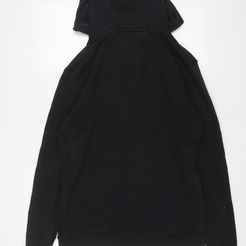 Avora Mens Black Cotton Pullover Hoodie Size XL